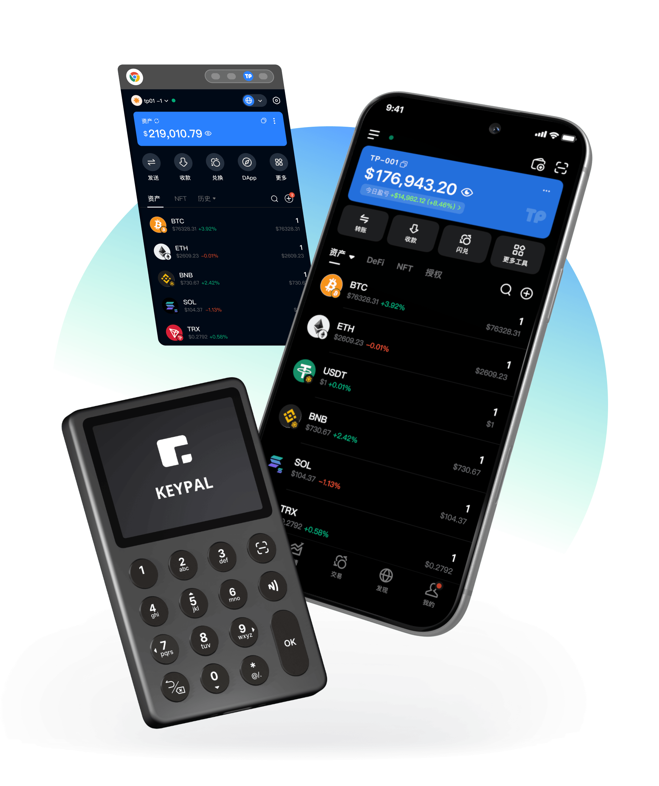 TokenPocket錢包 Web3 服務主視覺